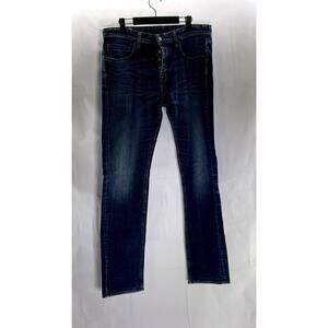 SISSY BOY Men's Dark Blue Denim Balthasar Regular-Fit Straight-Leg Jean SZ 32x32